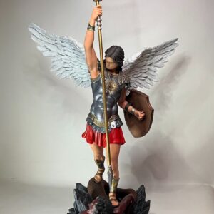 Figura Arcangel Miguel Resina 50 cm
